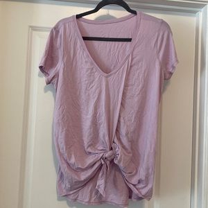 Lululemon tie front tee